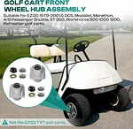 Precedent golf cart front wheel hub assembly